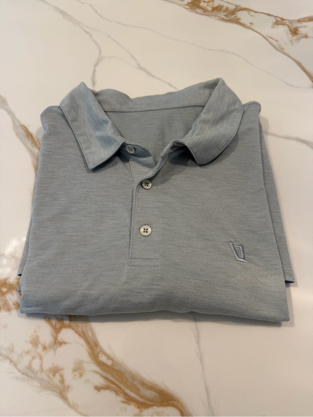 Vuori - Light Blue Men's Polo Shirt